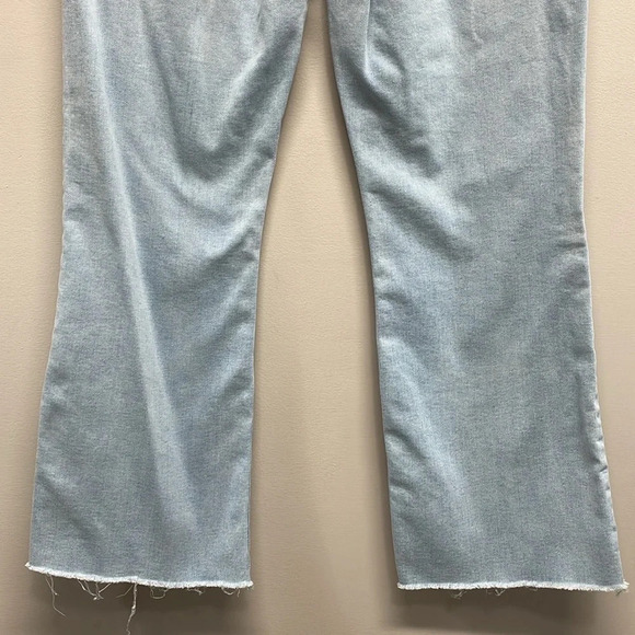 Current/Elliott The Kick Jean Solstice with Cut Hem Distressed 29 - Picture 6 of 14